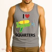 I Heart Squirters Funny Water Gun Tank Top thumb 3