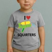 I Heart Squirters Funny Water Gun Toddler T-Shirt thumb 2