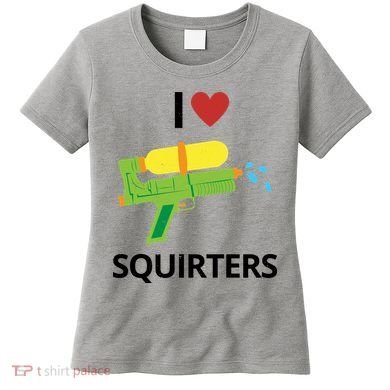 I Heart Squirters Funny Water Gun Women's T-Shirt