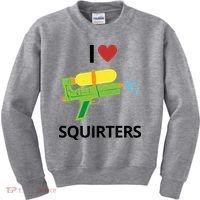 I Heart Squirters Funny Water Gun Kids Sweatshirt thumb 0
