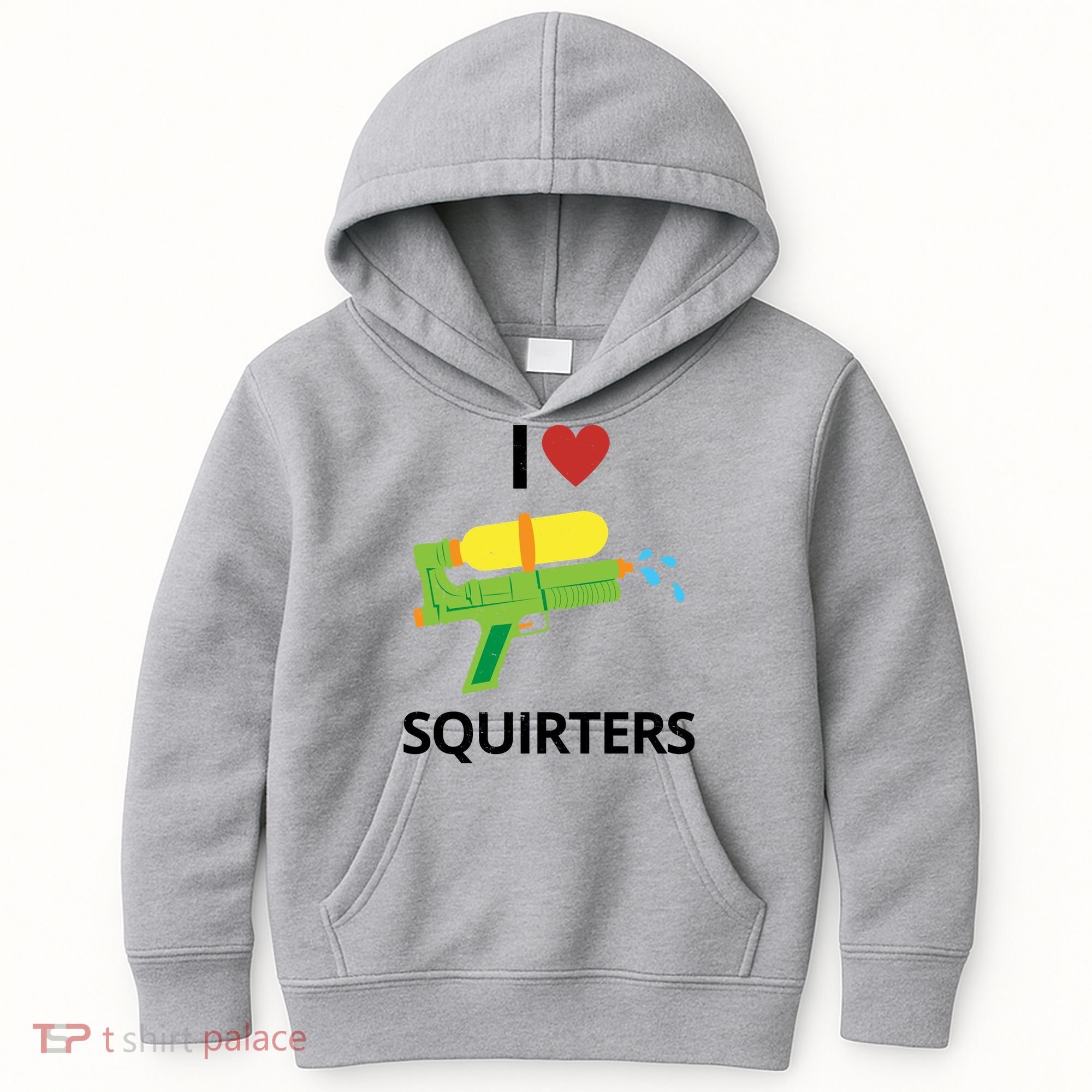 I Heart Squirters Funny Water Gun Kids Hoodie