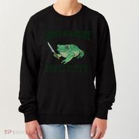 I Have Stability Ability To Stab Funny Frog Women's Sweatshirt thumb 0