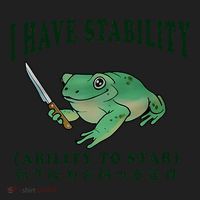 I Have Stability Ability To Stab Funny Frog Women's Sweatshirt thumb 2