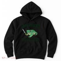 I Have Stability Ability To Stab Funny Frog Hoodie thumb 0