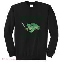 I Have Stability Ability To Stab Funny Frog Sweatshirt thumb 0