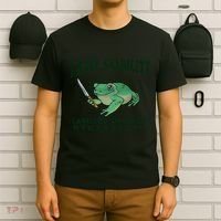 I Have Stability Ability To Stab Funny Frog T-Shirt thumb 6