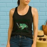 I Have Stability Ability To Stab Funny Frog Women's Tank Top thumb 2