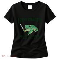 I Have Stability Ability To Stab Funny Frog Women's T-Shirt thumb 0