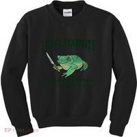 I Have Stability Ability To Stab Funny Frog Kids Sweatshirt thumb 0