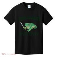 I Have Stability Ability To Stab Funny Frog Kids T-Shirt thumb 0