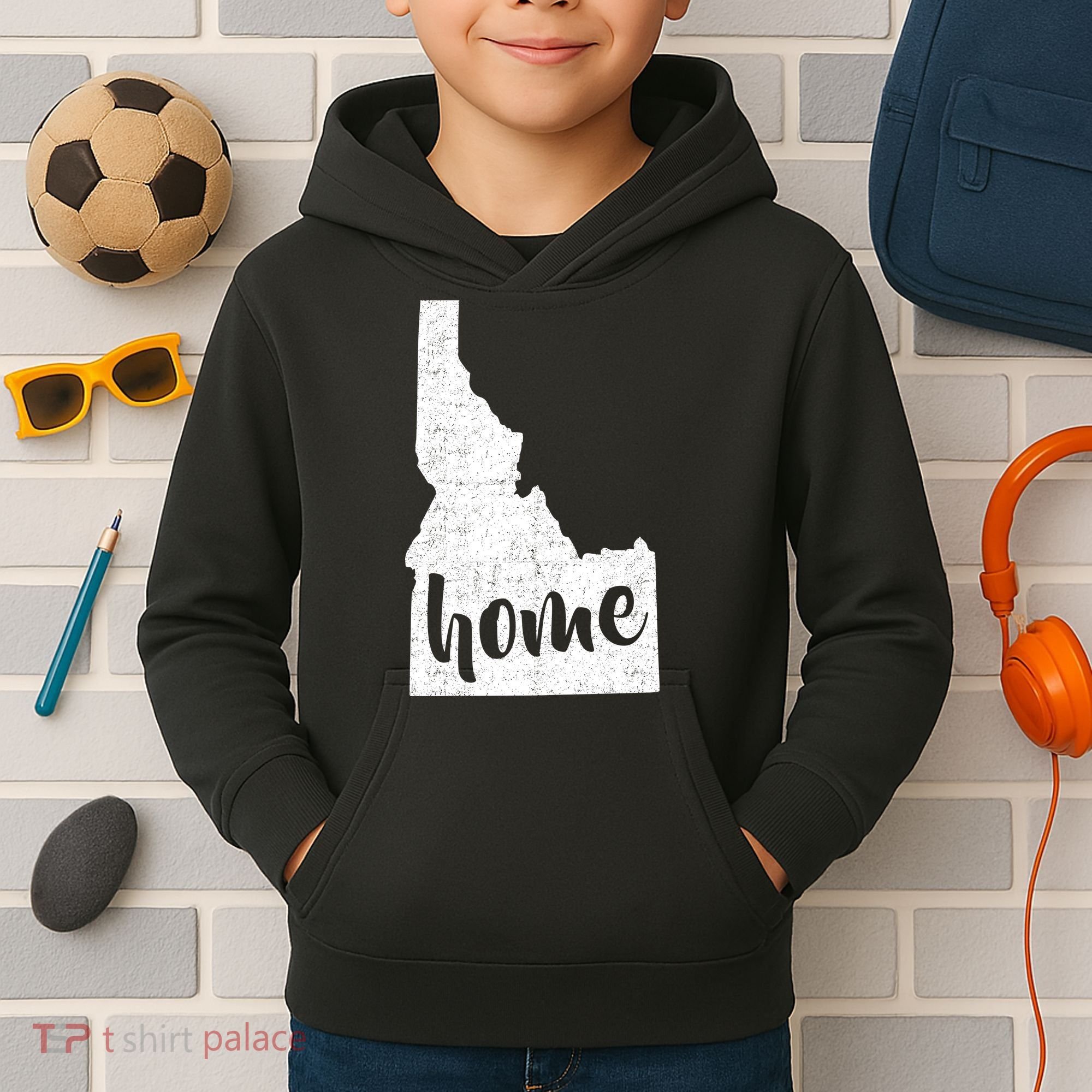 Idaho Home State Kids Hoodie