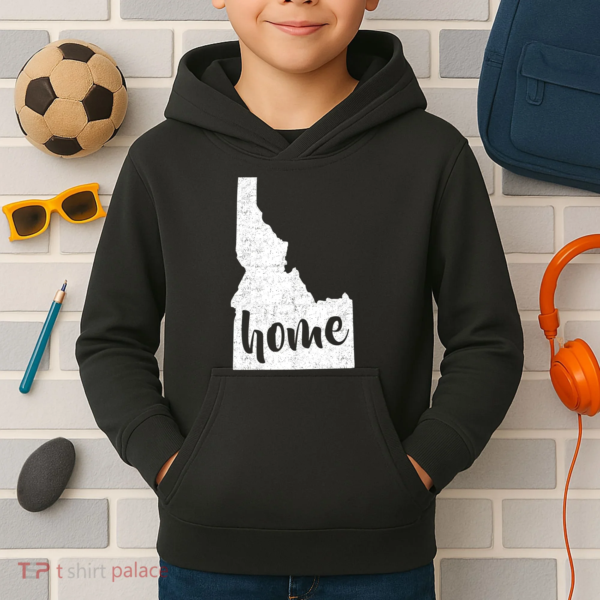 Idaho Home State Kids Hoodie