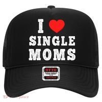 I Heart Single Moms Funny I Love Single Mommy Hat thumb 0