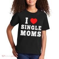I Heart Single Moms Funny I Love Single Mommy Kids T-Shirt thumb 2