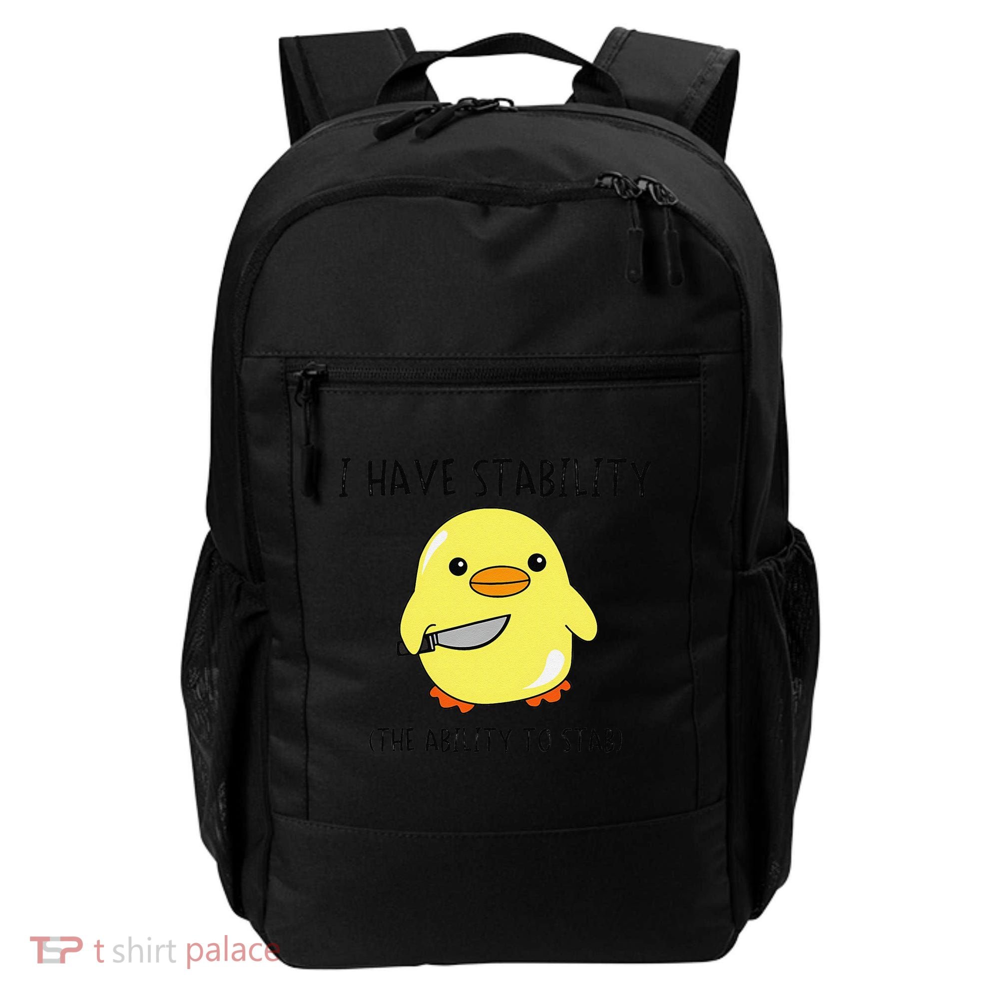 I Have Stability Ability To Stab Funny Meme Sayings Backpack