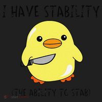 I Have Stability Ability To Stab Funny Meme Sayings Beanie thumb 2