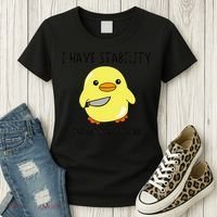 I Have Stability Ability To Stab Funny Meme Sayings Women's T-Shirt thumb 3