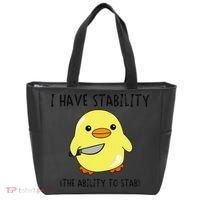 I Have Stability Ability To Stab Funny Meme Sayings Tote Bag thumb 0