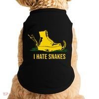 I Hate Snakes Don't Thread On Me Flag Doggie Tank thumb 0