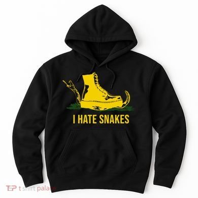 I Hate Snakes Don't Thread On Me Flag Hoodie