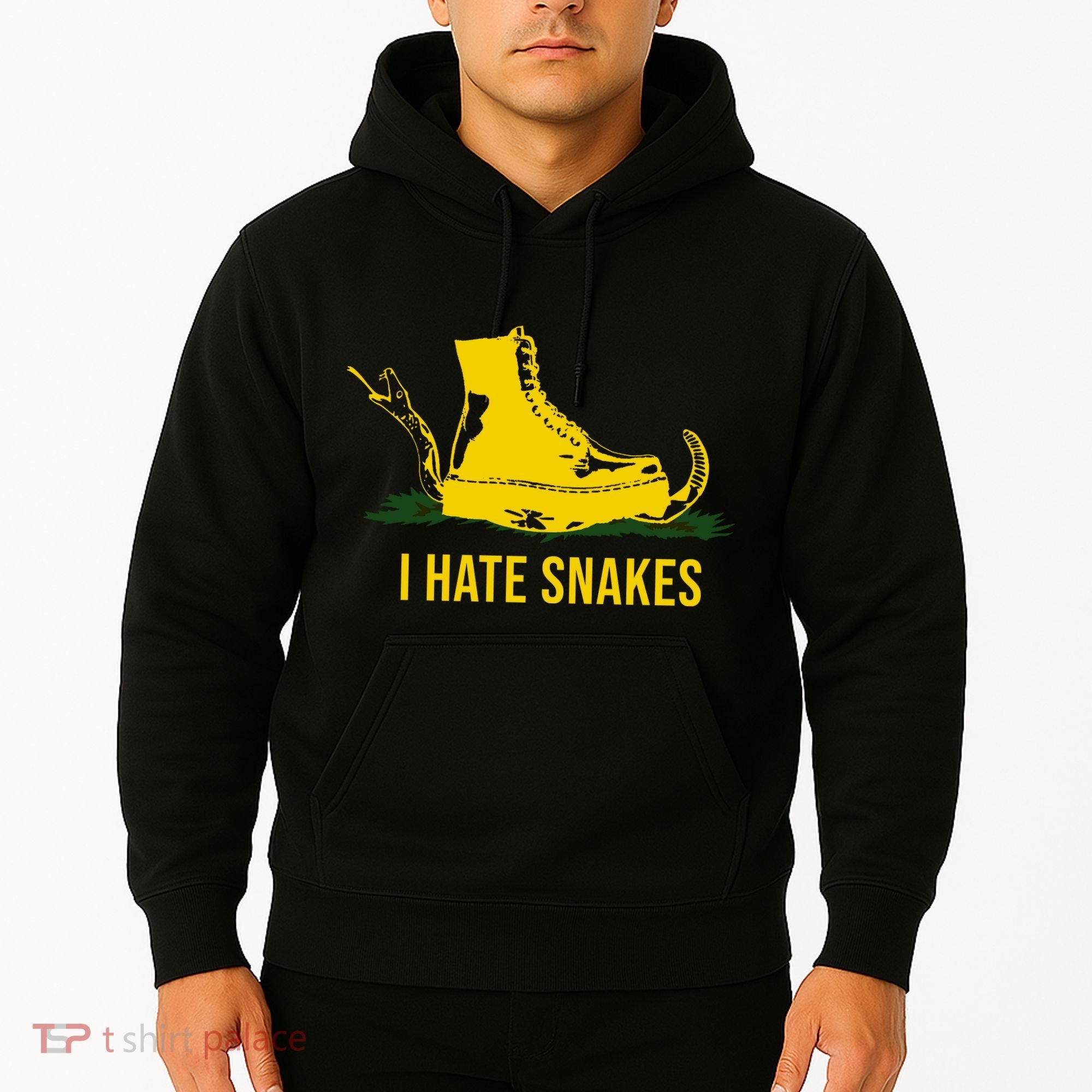 I Hate Snakes Don't Thread On Me Flag Hoodie