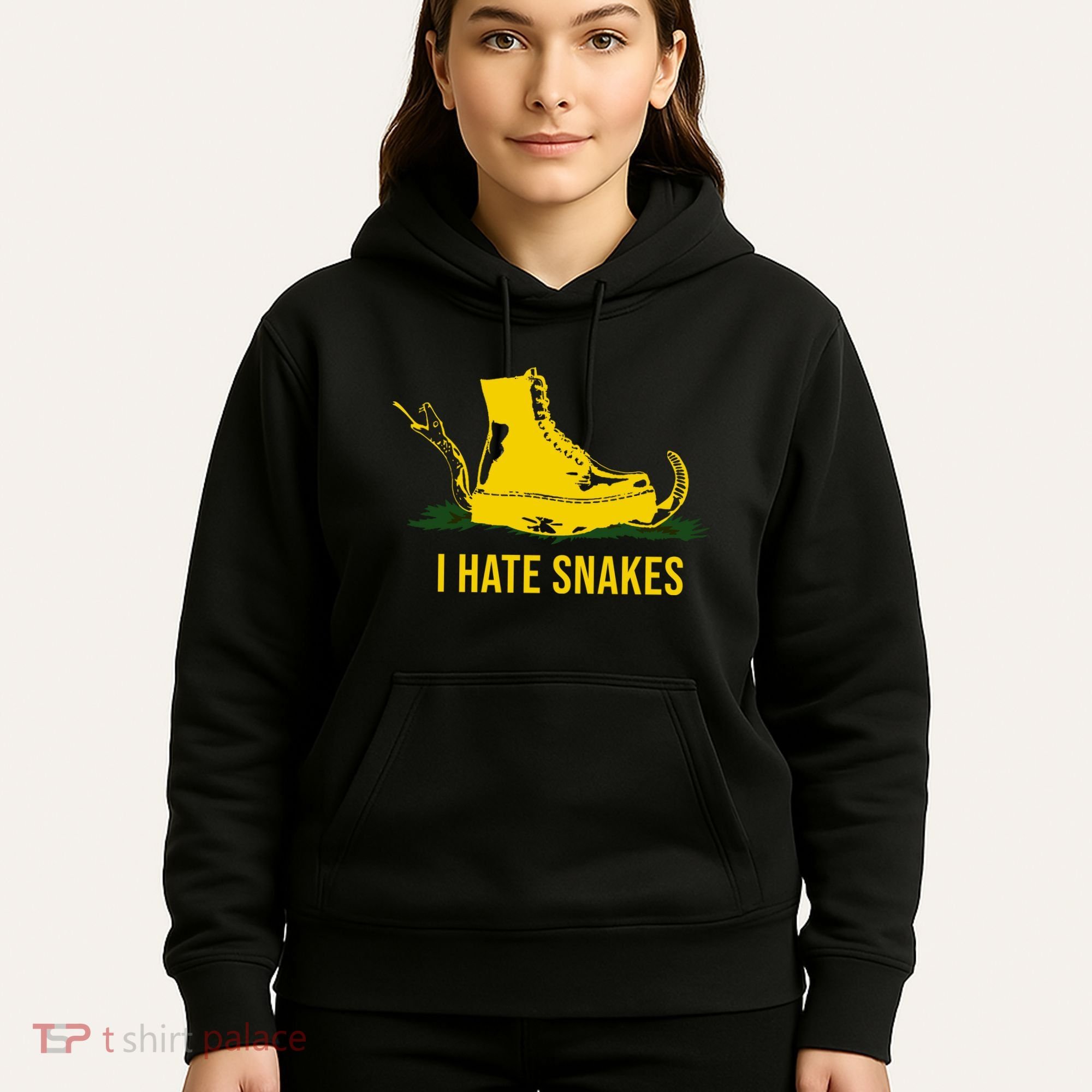 I Hate Snakes Don't Thread On Me Flag Hoodie