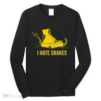 I Hate Snakes Don't Thread On Me Flag Long Sleeve Shirt thumb 0