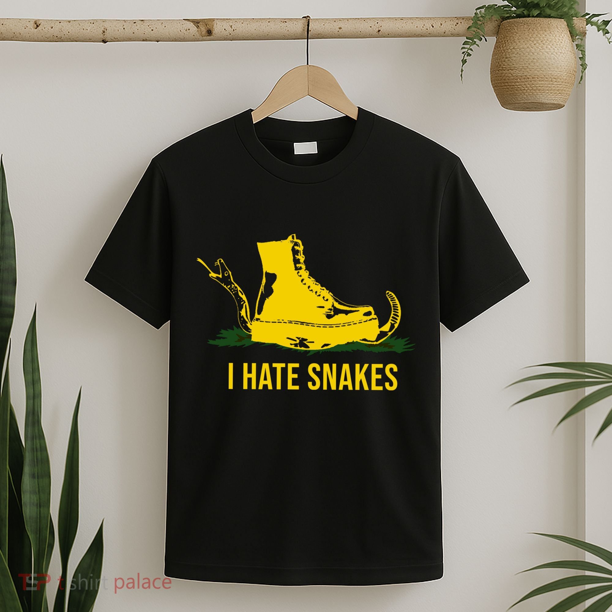 I Hate Snakes Don't Thread On Me Flag T-Shirt