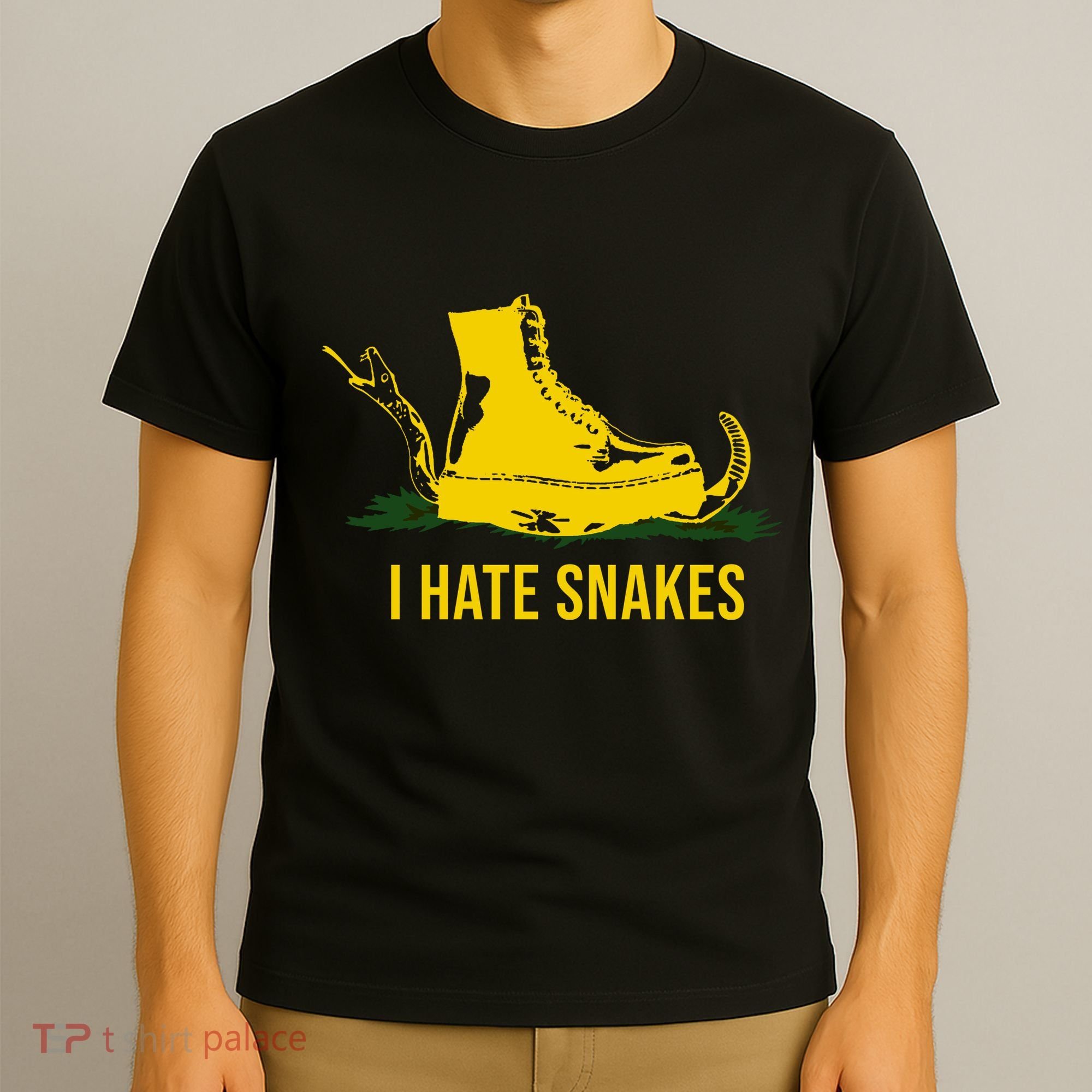 I Hate Snakes Don't Thread On Me Flag T-Shirt
