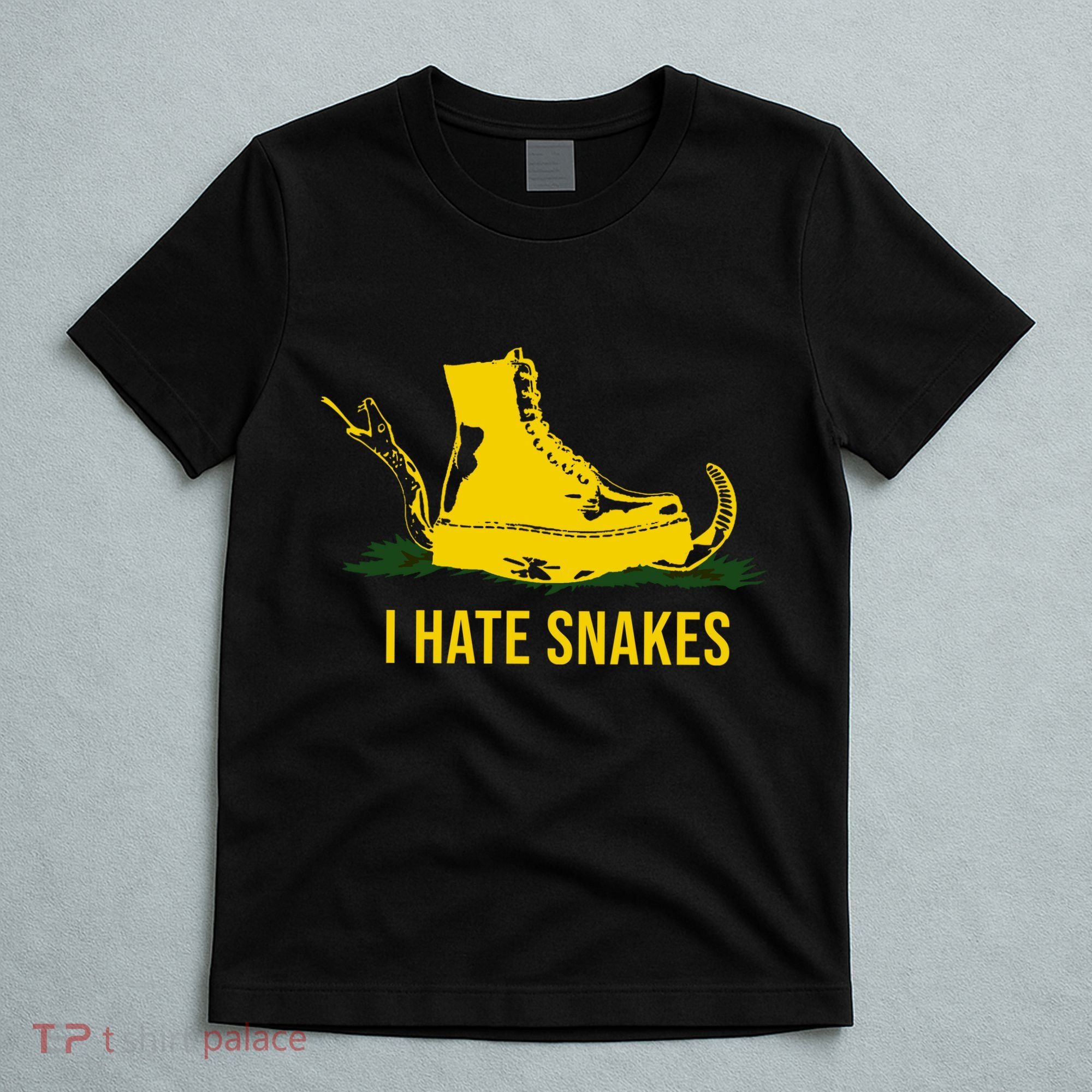 I Hate Snakes Don't Thread On Me Flag T-Shirt