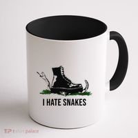 I Hate Snakes Don't Thread On Me Flag Coffee Mug thumb 1