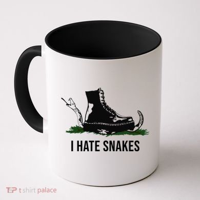 I Hate Snakes Don't Thread On Me Flag Coffee Mug