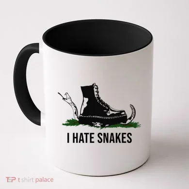 I Hate Snakes Don't Thread On Me Flag Coffee Mug