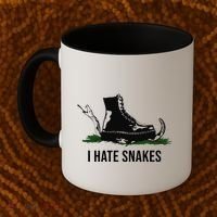 I Hate Snakes Don't Thread On Me Flag Coffee Mug thumb 2