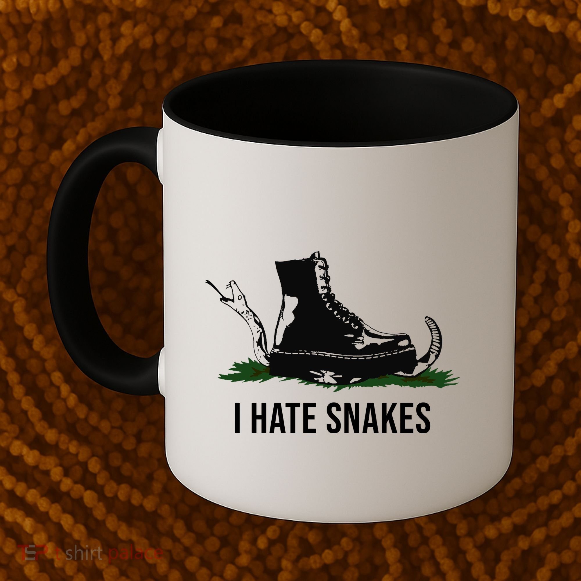 I Hate Snakes Don't Thread On Me Flag Coffee Mug