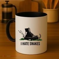 I Hate Snakes Don't Thread On Me Flag Coffee Mug thumb 4