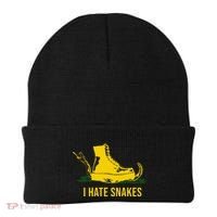 I Hate Snakes Don't Thread On Me Flag Beanie thumb 0