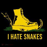 I Hate Snakes Don't Thread On Me Flag Coaster thumb 2