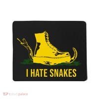 I Hate Snakes Don't Thread On Me Flag Mousepad thumb 0