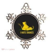 I Hate Snakes Don't Thread On Me Flag Ornament thumb 0