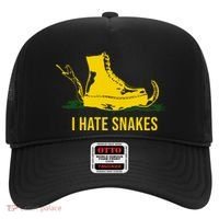 I Hate Snakes Don't Thread On Me Flag Hat thumb 0