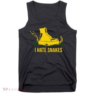 I Hate Snakes Don't Thread On Me Flag Tank Top