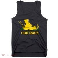 I Hate Snakes Don't Thread On Me Flag Tank Top thumb 0