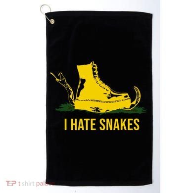 I Hate Snakes Don't Thread On Me Flag Golf Towel