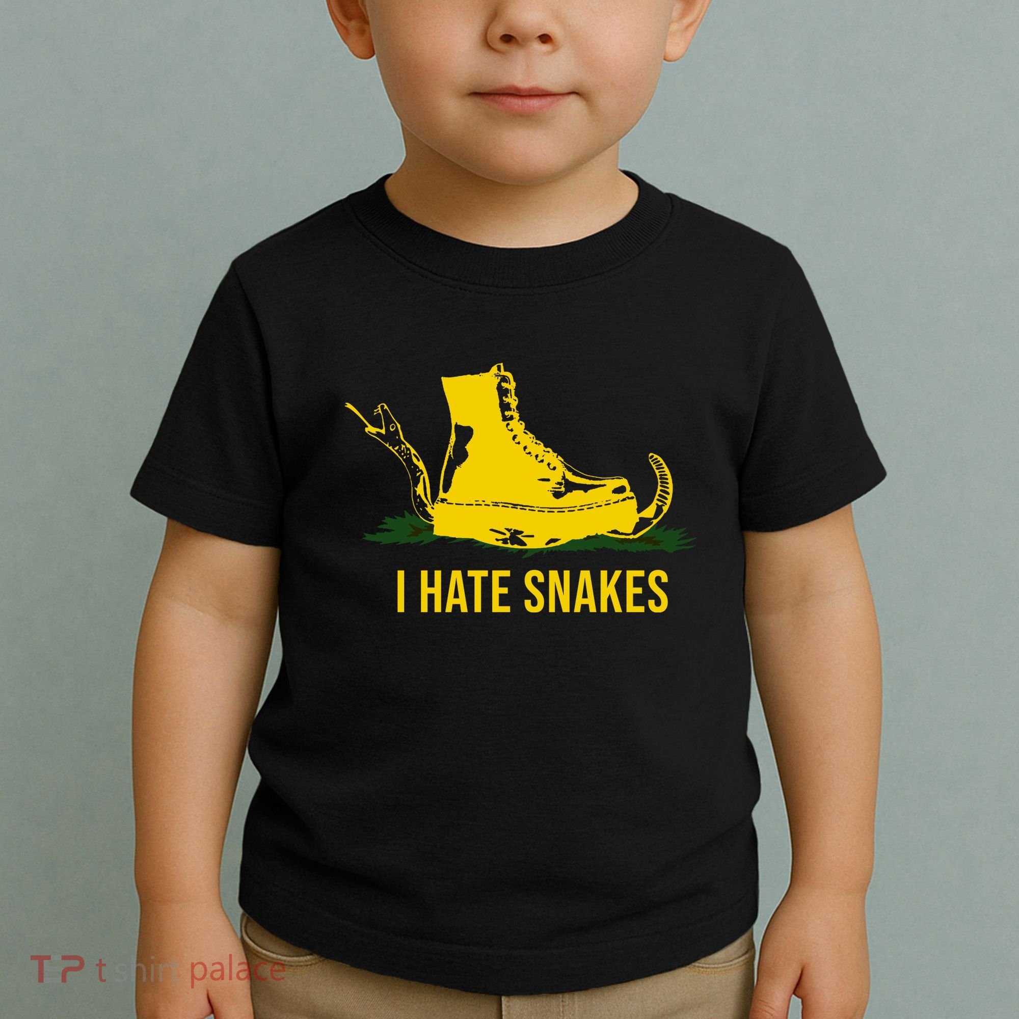 I Hate Snakes Don't Thread On Me Flag Toddler T-Shirt