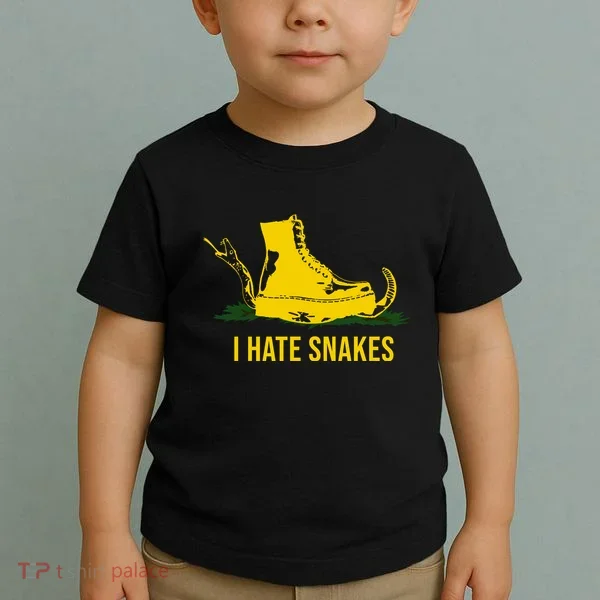 I Hate Snakes Don't Thread On Me Flag Toddler T-Shirt