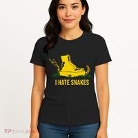 I Hate Snakes Don't Thread On Me Flag Women's T-Shirt thumb 4