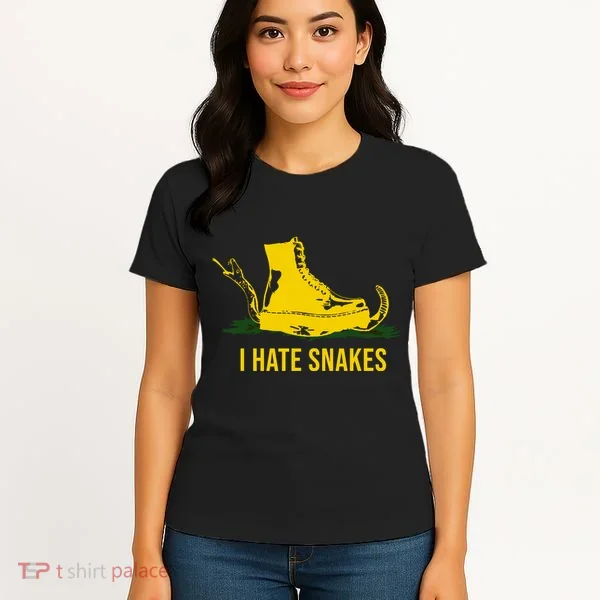 I Hate Snakes Don't Thread On Me Flag Women's T-Shirt