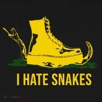 I Hate Snakes Don't Thread On Me Flag Women's T-Shirt thumb 6