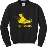 I Hate Snakes Don't Thread On Me Flag Kids Sweatshirt thumb 0